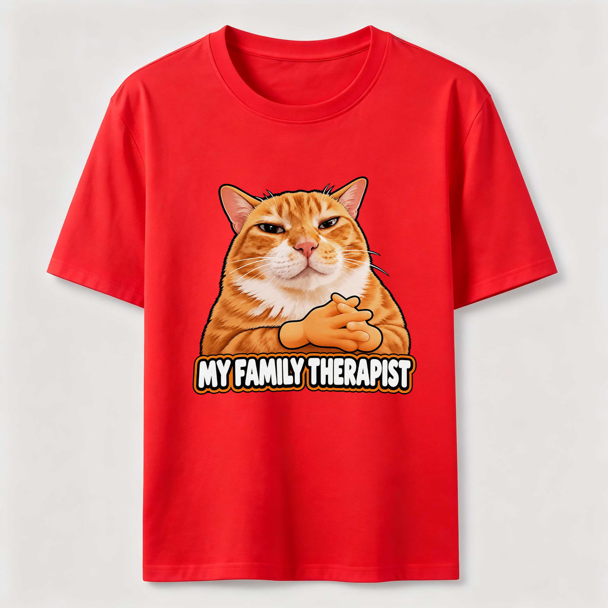 Family Therapist Orange Cat Classic T-Shirt
