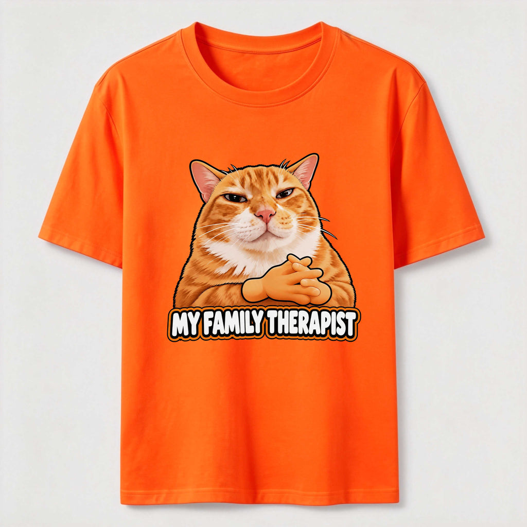 Family Therapist Orange Cat Classic T-Shirt