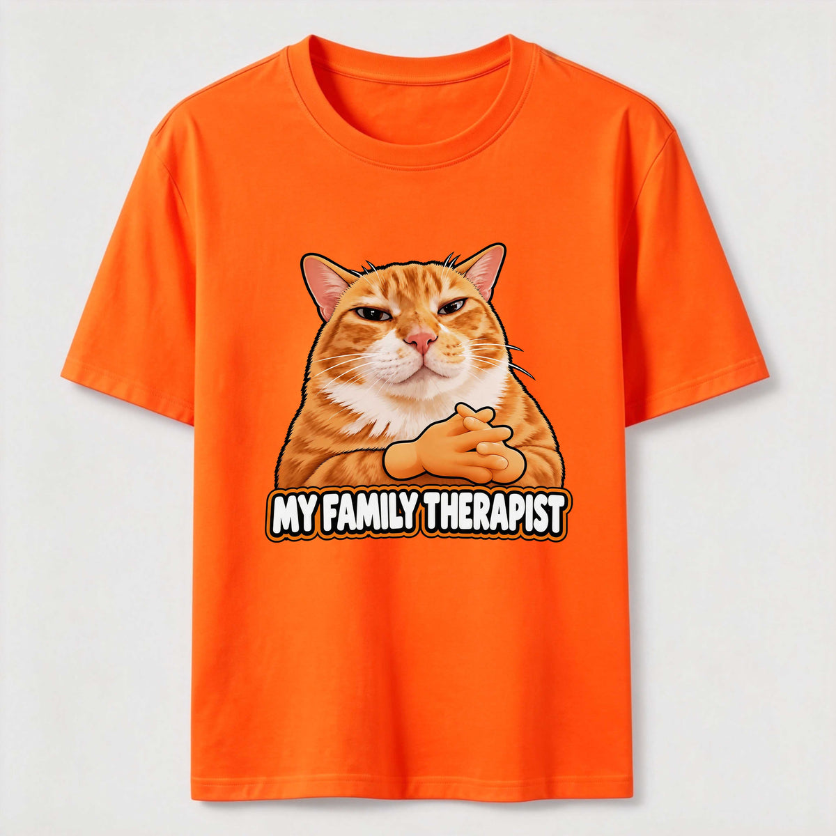 Family Therapist Orange Cat Classic T-Shirt