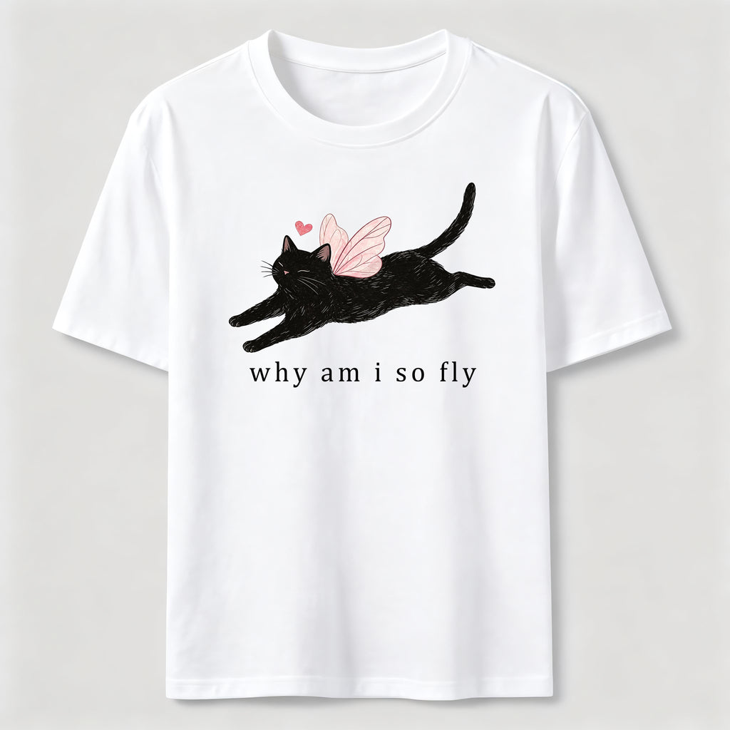 Why Am I So Fly Cat Classic T-Shirt