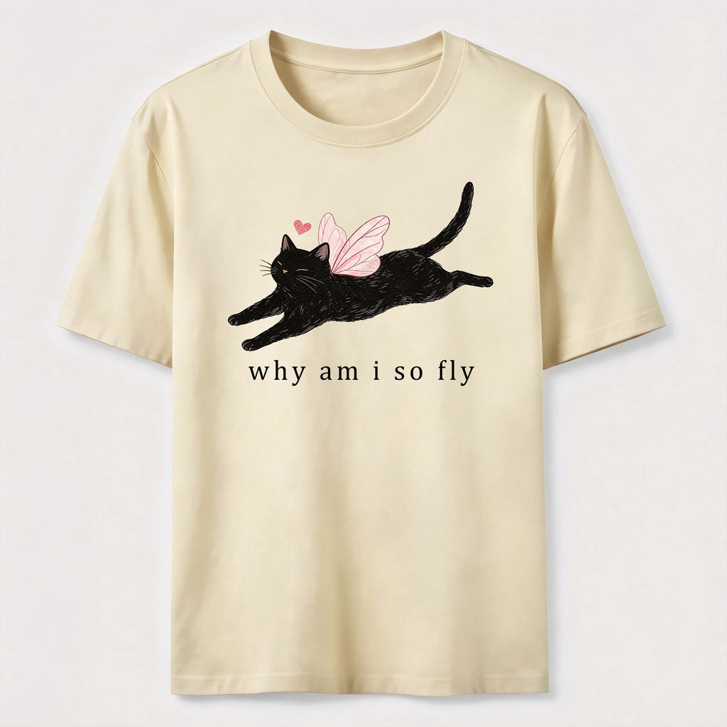 Why Am I So Fly Cat Classic T-Shirt
