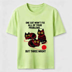 Three Cats Might Classic T-Shirt