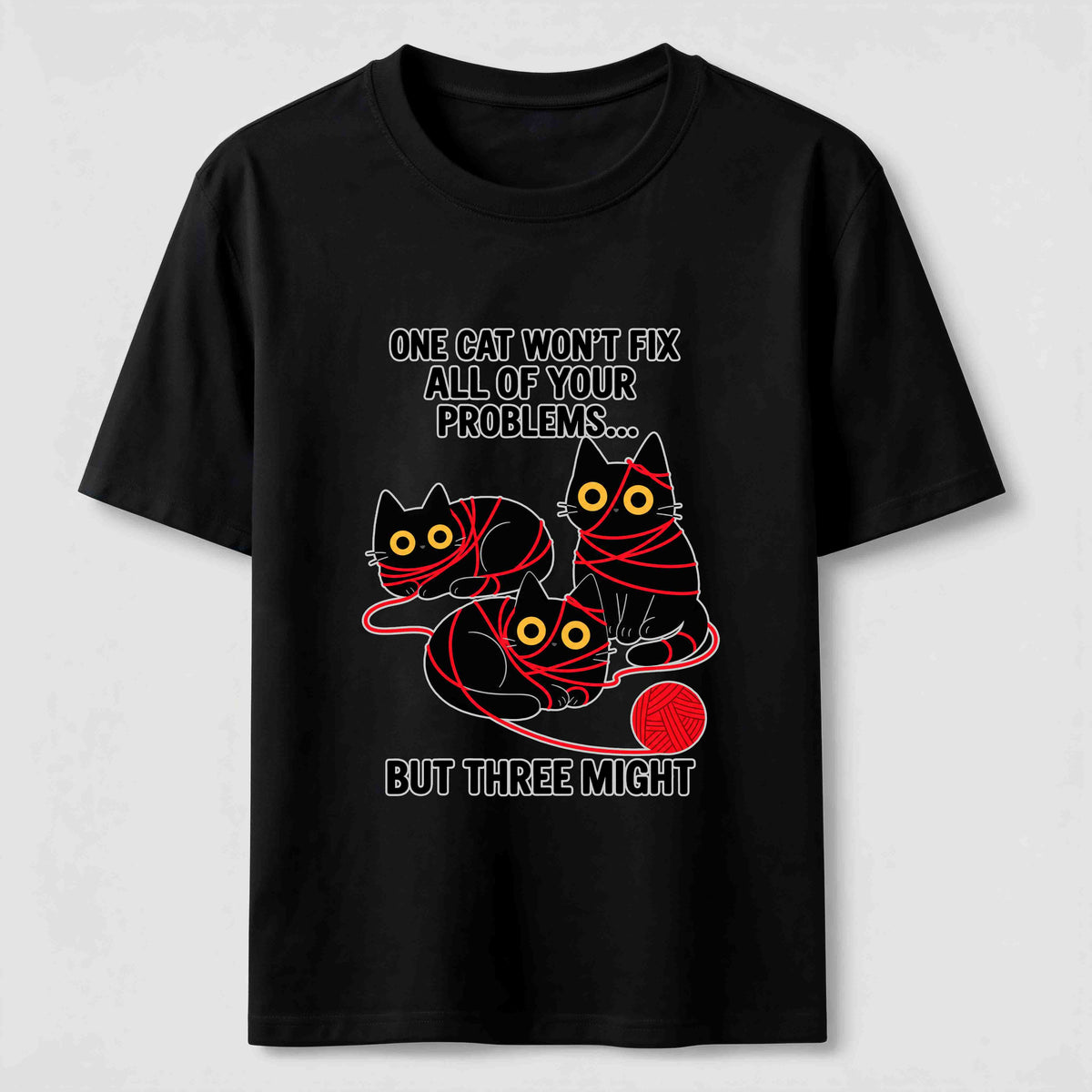 Three Cats Might Classic T-Shirt