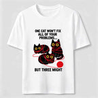 Three Cats Might Classic T-Shirt