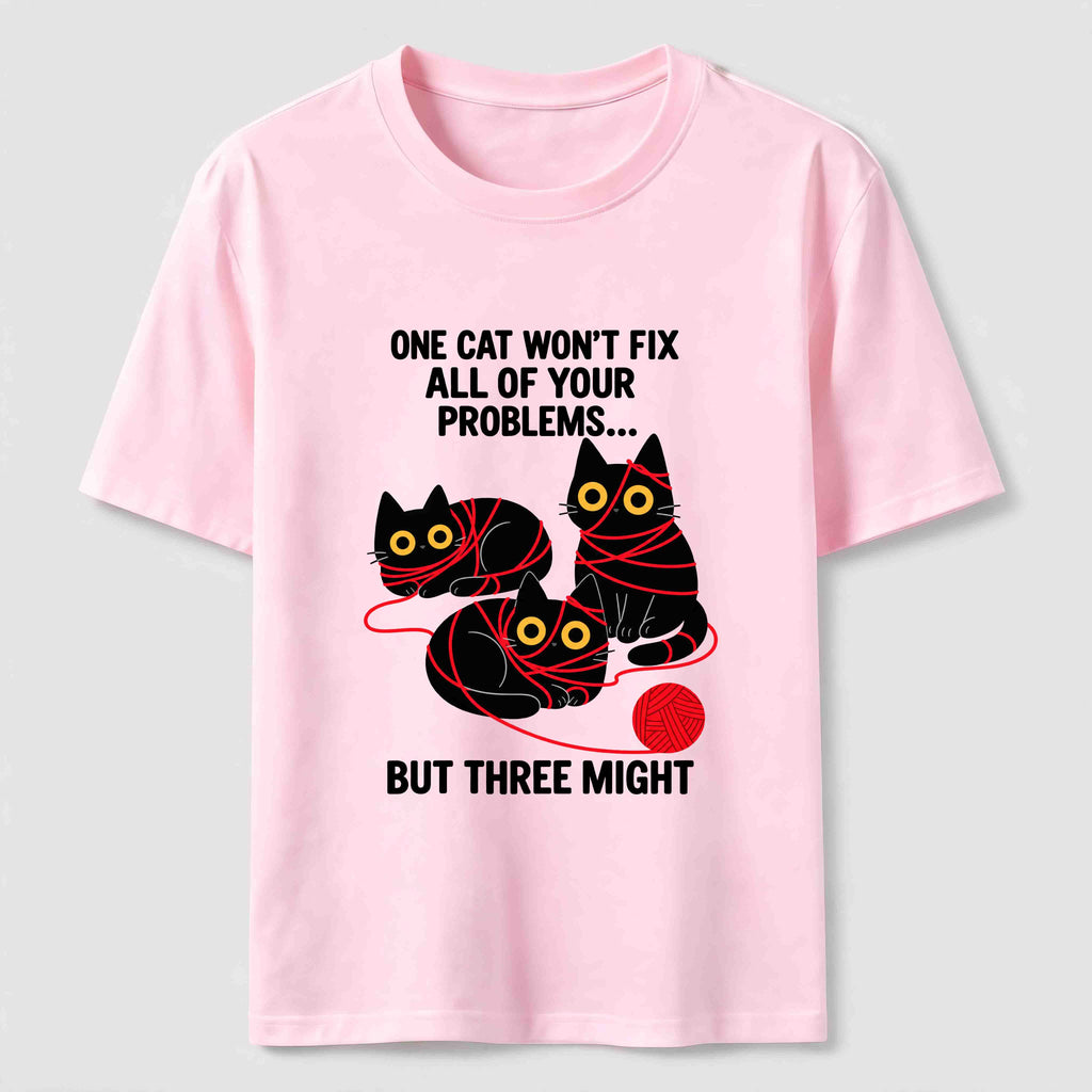 Three Cats Might Classic T-Shirt
