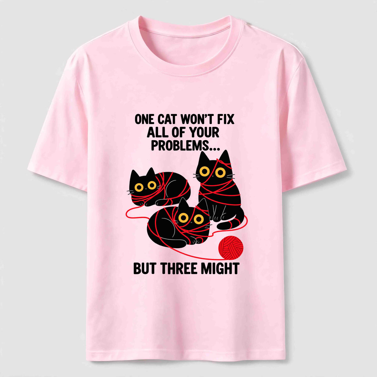 Three Cats Might Classic T-Shirt