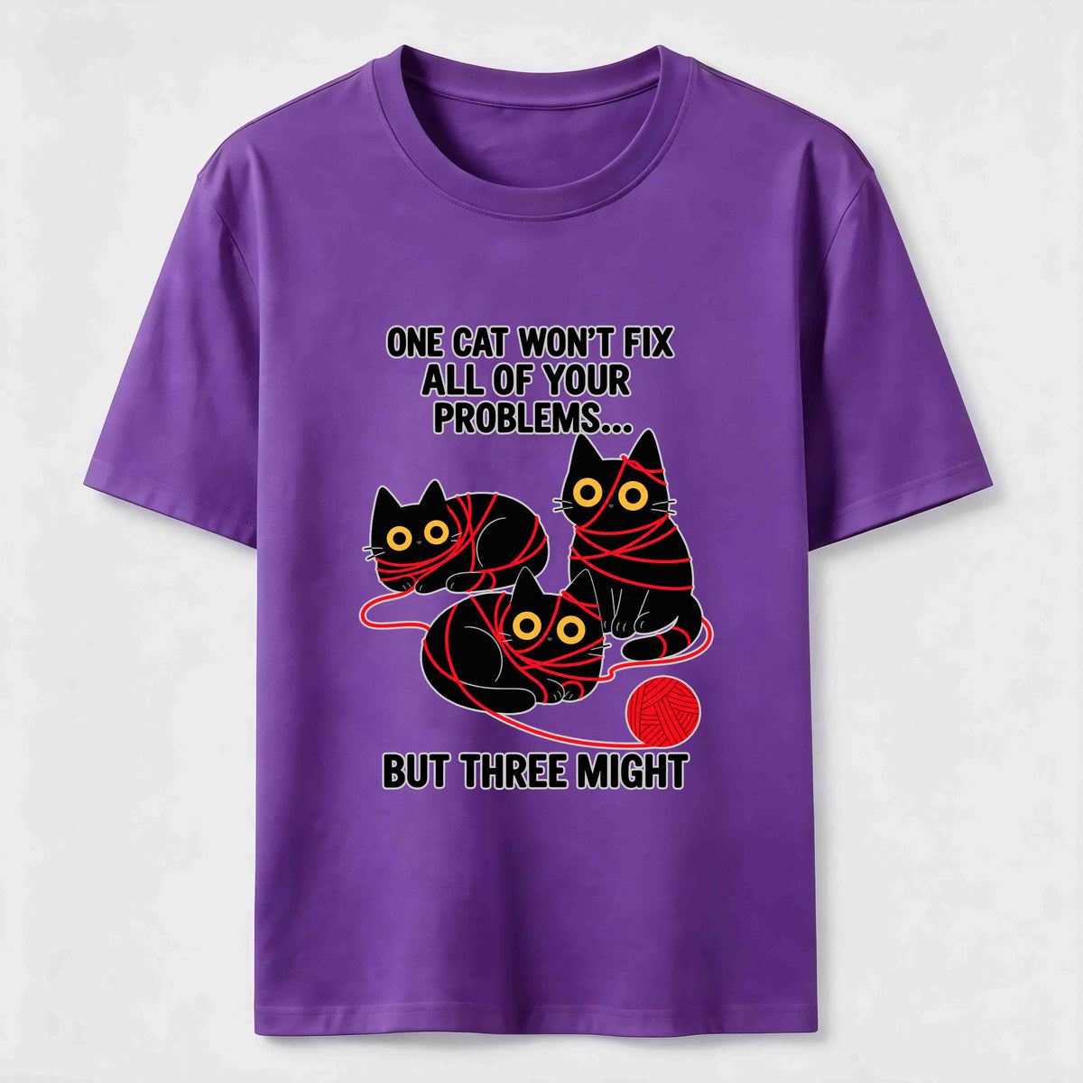 Three Cats Might Classic T-Shirt