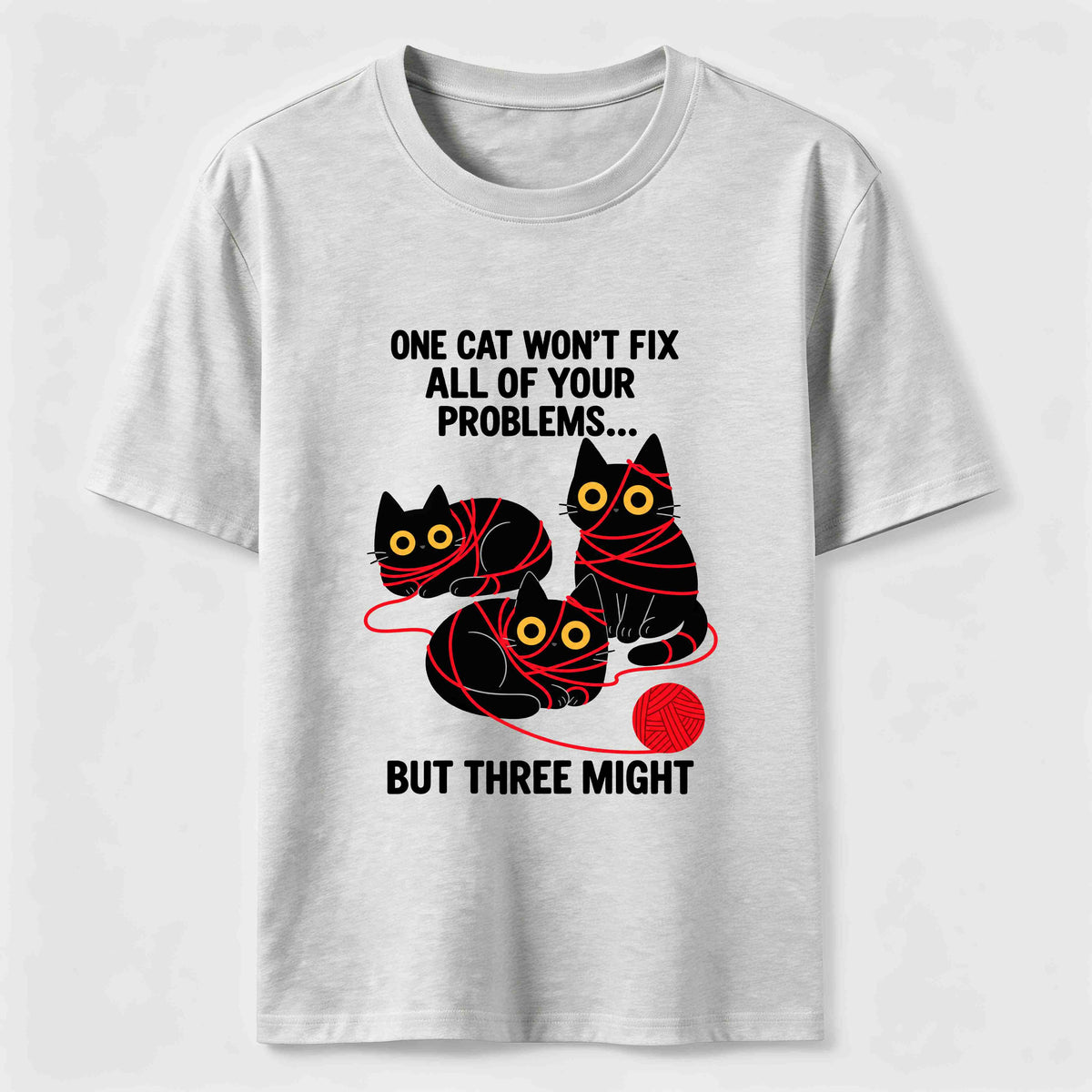 Three Cats Might Classic T-Shirt