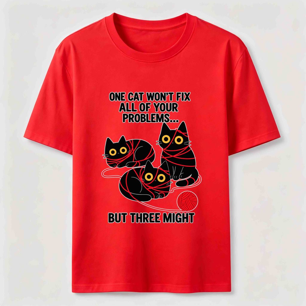 Three Cats Might Classic T-Shirt