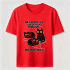 Three Cats Might Classic T-Shirt