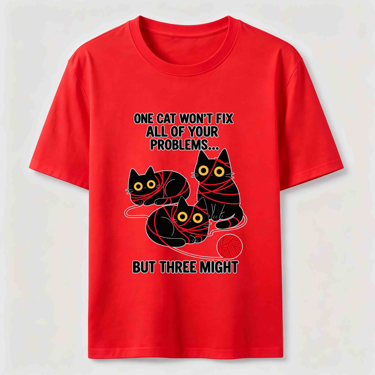 Three Cats Might Classic T-Shirt