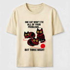 Three Cats Might Classic T-Shirt