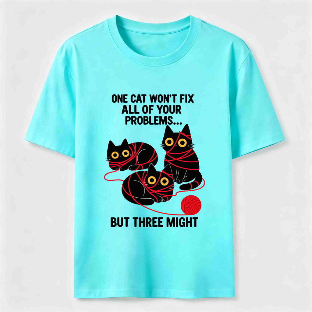 Three Cats Might Classic T-Shirt