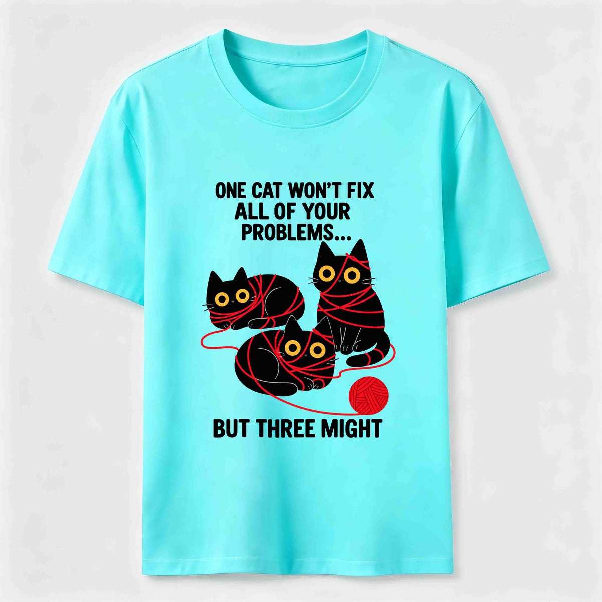 Three Cats Might Classic T-Shirt