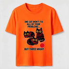 Three Cats Might Classic T-Shirt