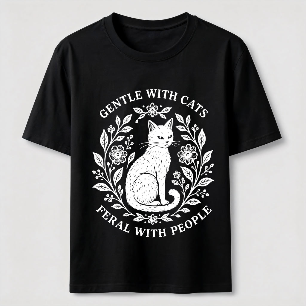 Gentle With Cats Classic T-Shirt
