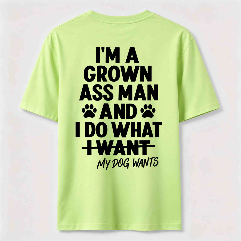 My Dog Wants Classic T Shirt (Back Print)