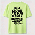 My Dog Wants Classic T Shirt (Back Print)