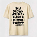 My Dog Wants Classic T Shirt (Back Print)