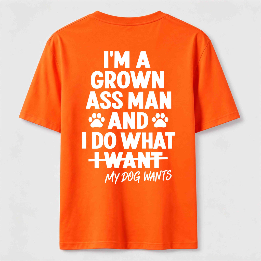 My Dog Wants Classic T Shirt (Back Print)
