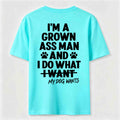 My Dog Wants Classic T Shirt (Back Print)
