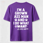 My Dog Wants Classic T Shirt (Back Print)