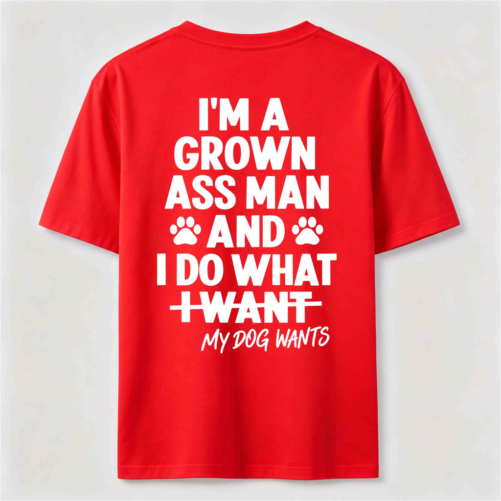 My Dog Wants Classic T Shirt (Back Print)