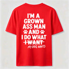My Dog Wants Classic T Shirt (Back Print)