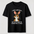 Kicked You 3 Times Rabbit Classic T-Shirt