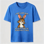 Kicked You 3 Times Rabbit Classic T-Shirt