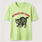No Rules Just Claws Cat Classic T-Shirt
