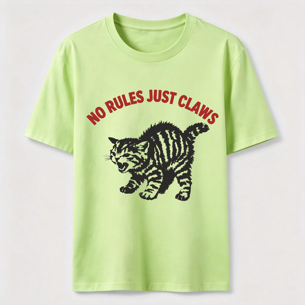 No Rules Just Claws Cat Classic T-Shirt