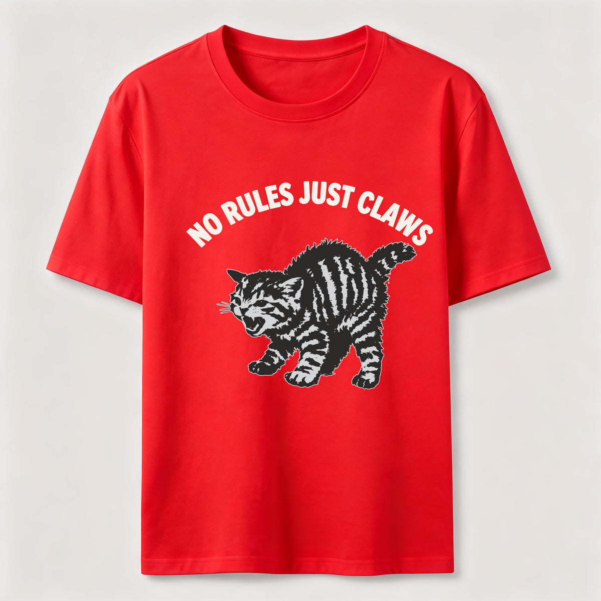 No Rules Just Claws Cat Classic T-Shirt