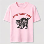 No Rules Just Claws Cat Classic T-Shirt