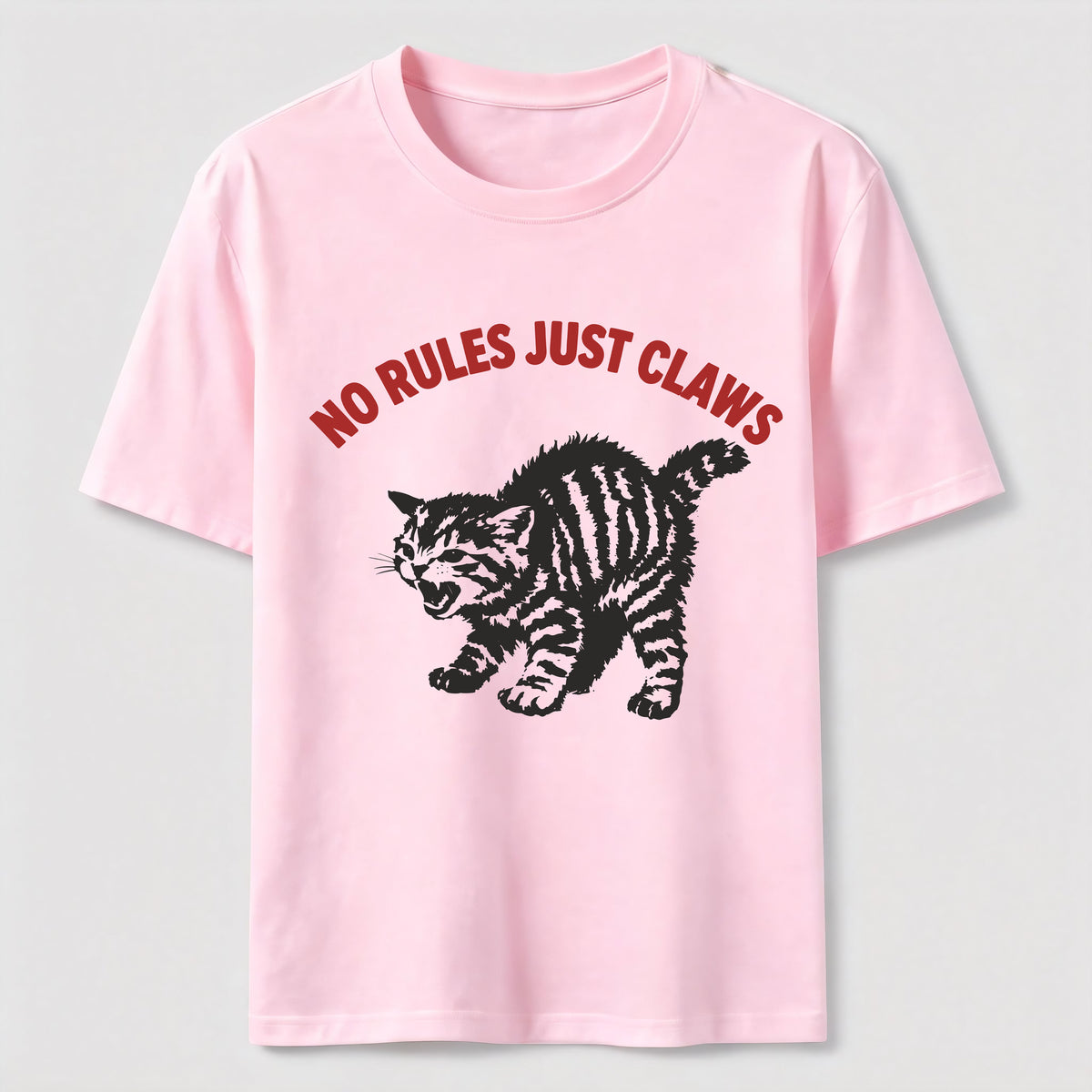 No Rules Just Claws Cat Classic T-Shirt