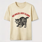 No Rules Just Claws Cat Classic T-Shirt