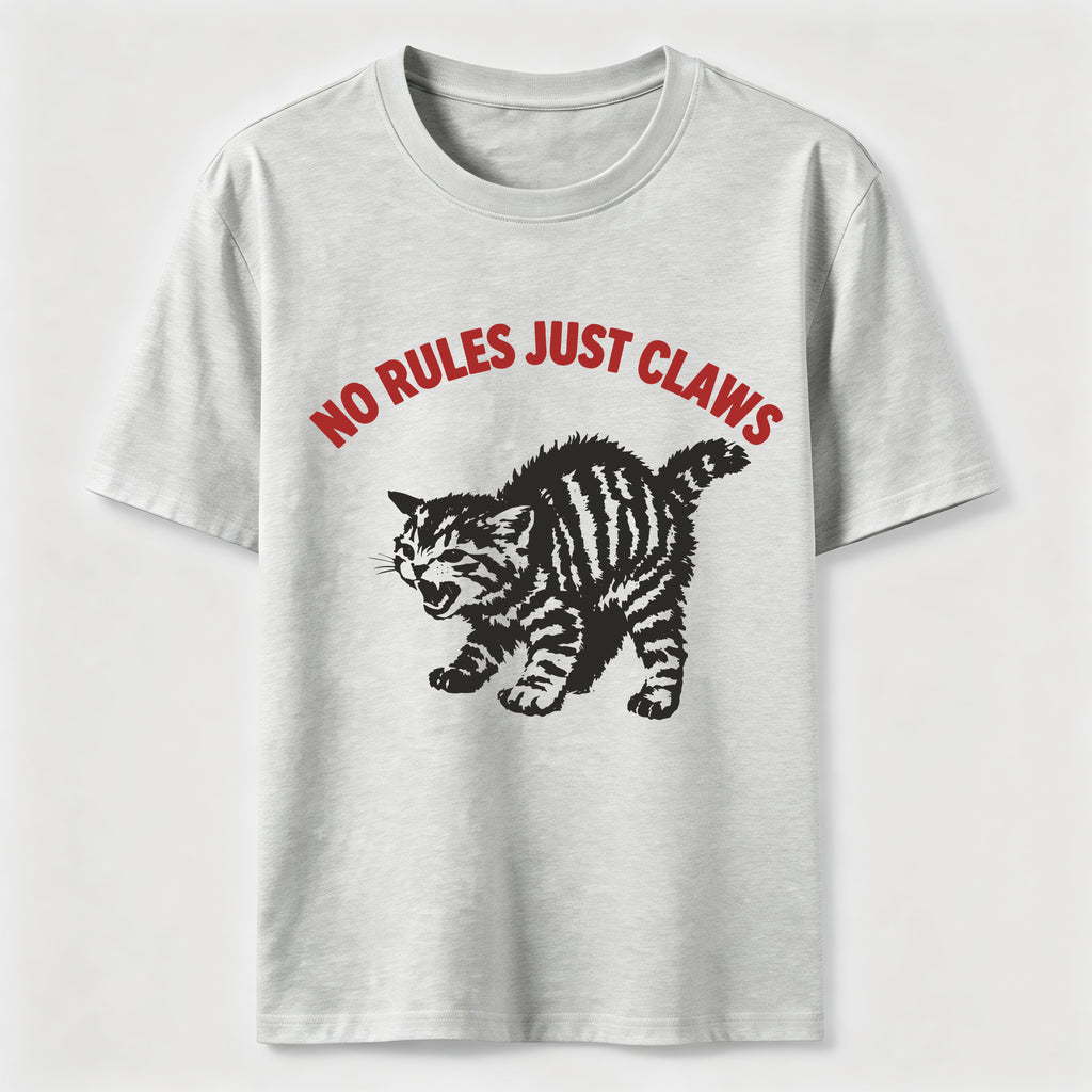 No Rules Just Claws Cat Classic T-Shirt