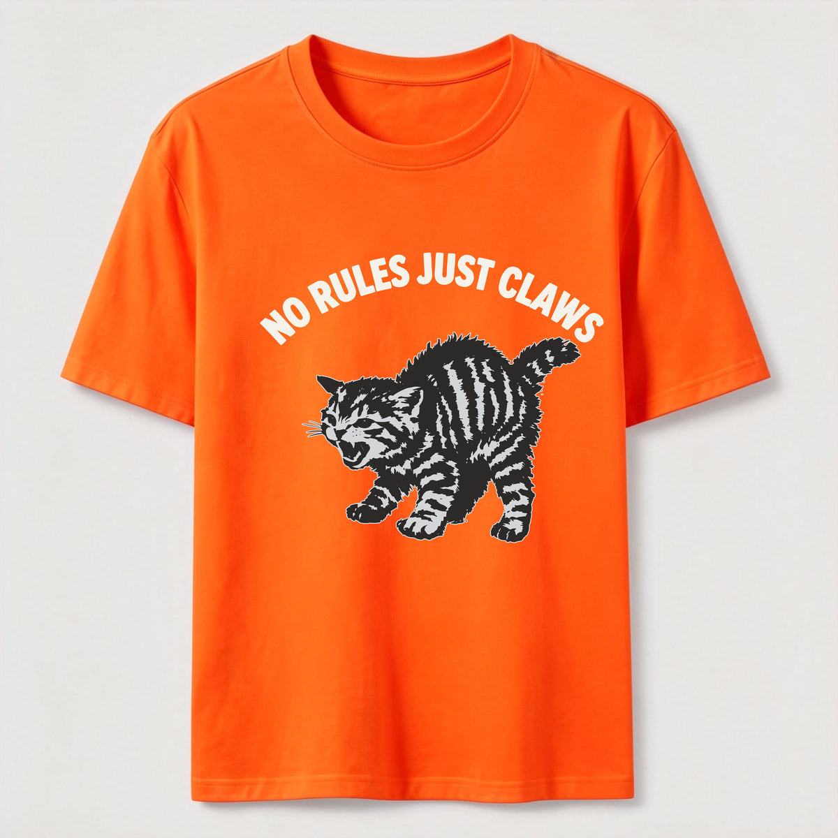 No Rules Just Claws Cat Classic T-Shirt