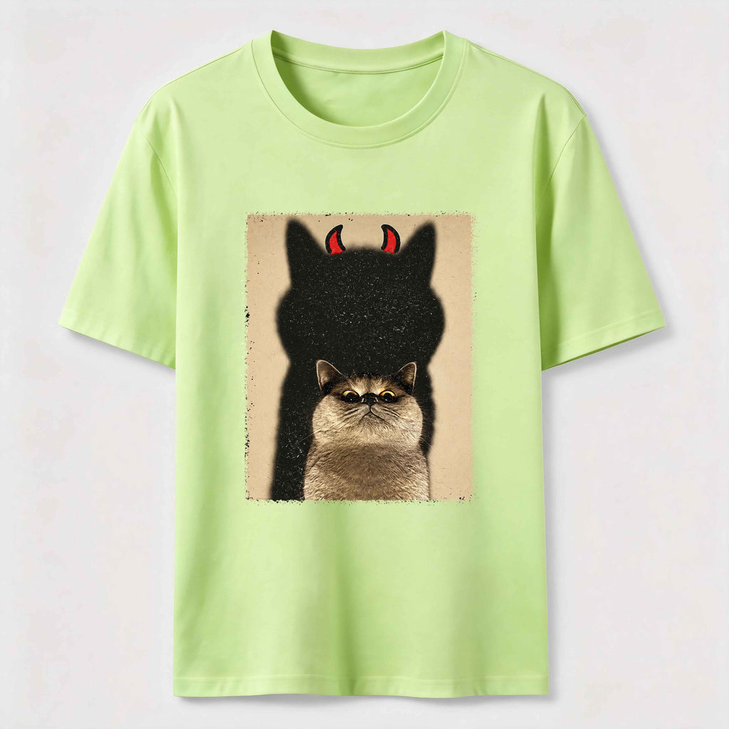 Devil Shadow Cat Classic T-Shirt