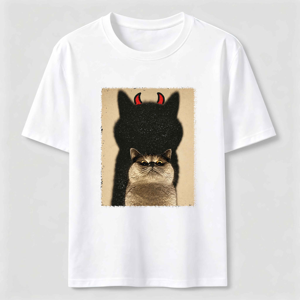 Devil Shadow Cat Classic T-Shirt