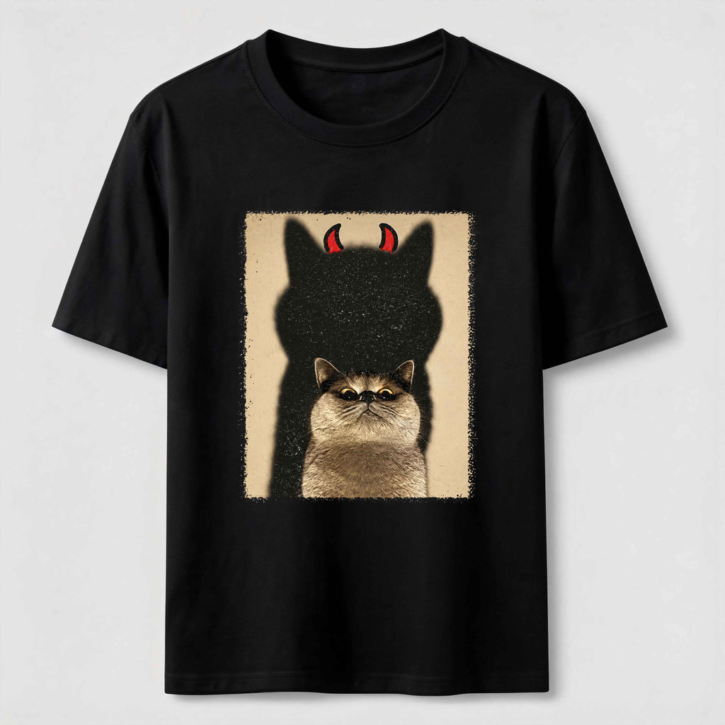Devil Shadow Cat Classic T-Shirt