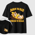 Born to Nap Corgi Classic T Shirt （Two Sided Print）