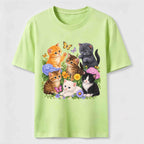 Floral Kittens Classic T-Shirt