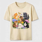 Floral Kittens Classic T-Shirt