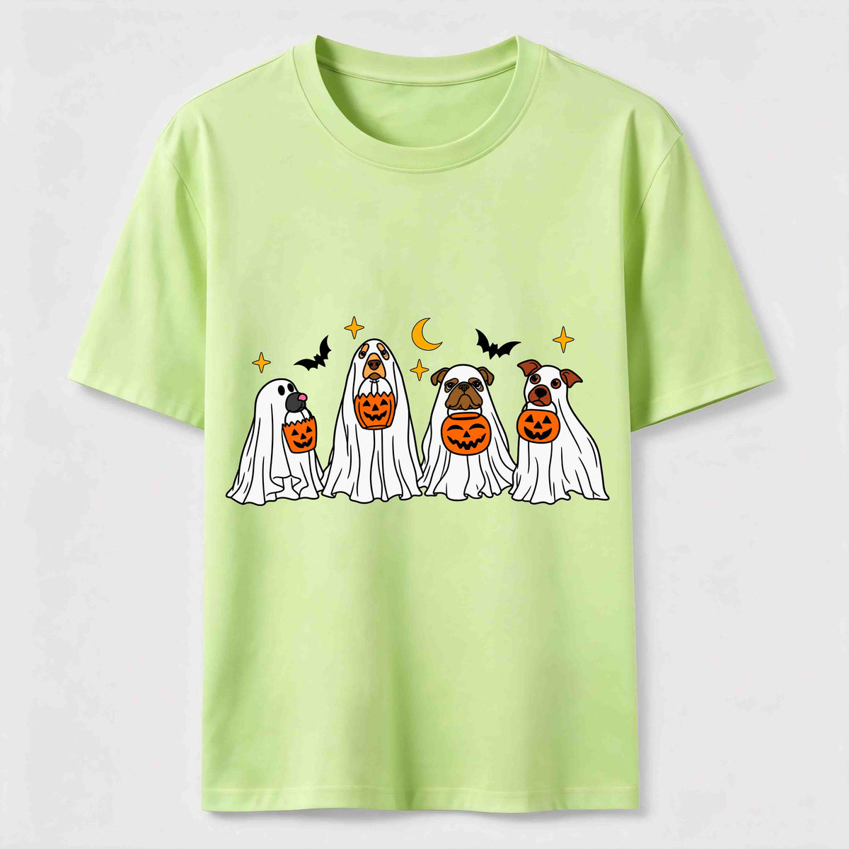 Halloween Ghost Dogs Classic T-Shirt