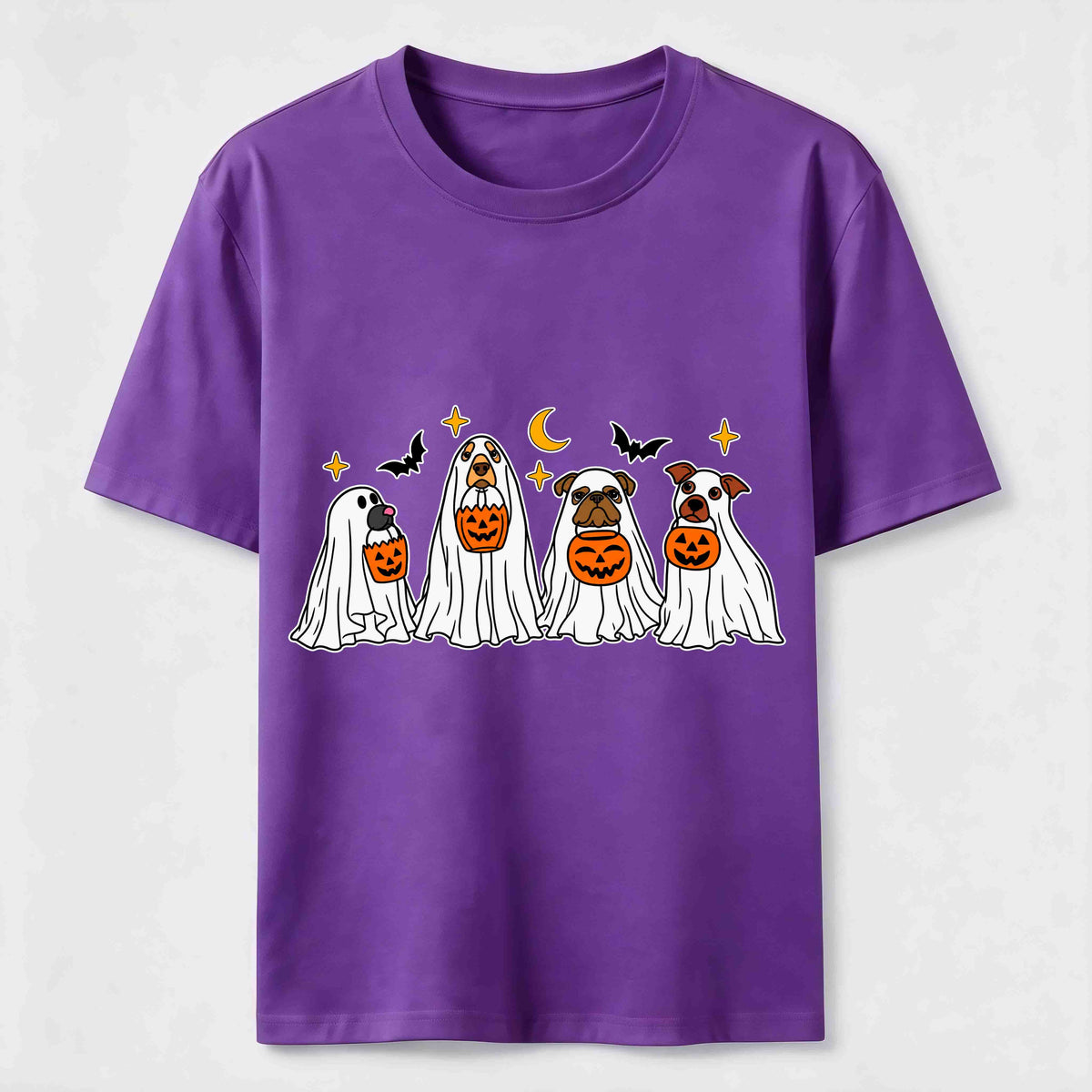 Halloween Ghost Dogs Classic T-Shirt