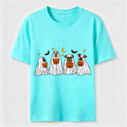 Halloween Ghost Dogs Classic T-Shirt