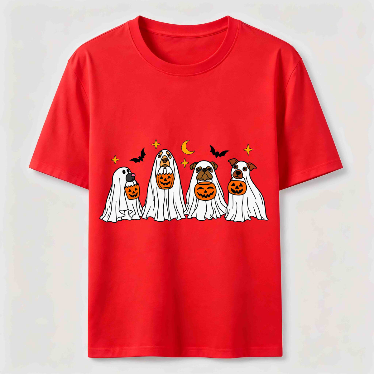 Halloween Ghost Dogs Classic T-Shirt