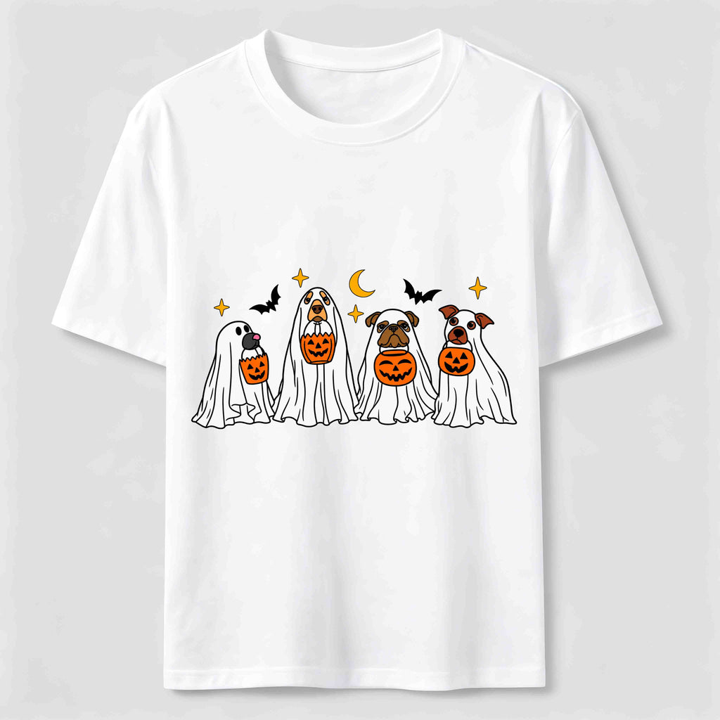 Halloween Ghost Dogs Classic T-Shirt