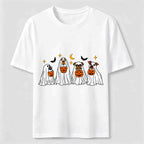 Halloween Ghost Dogs Classic T-Shirt
